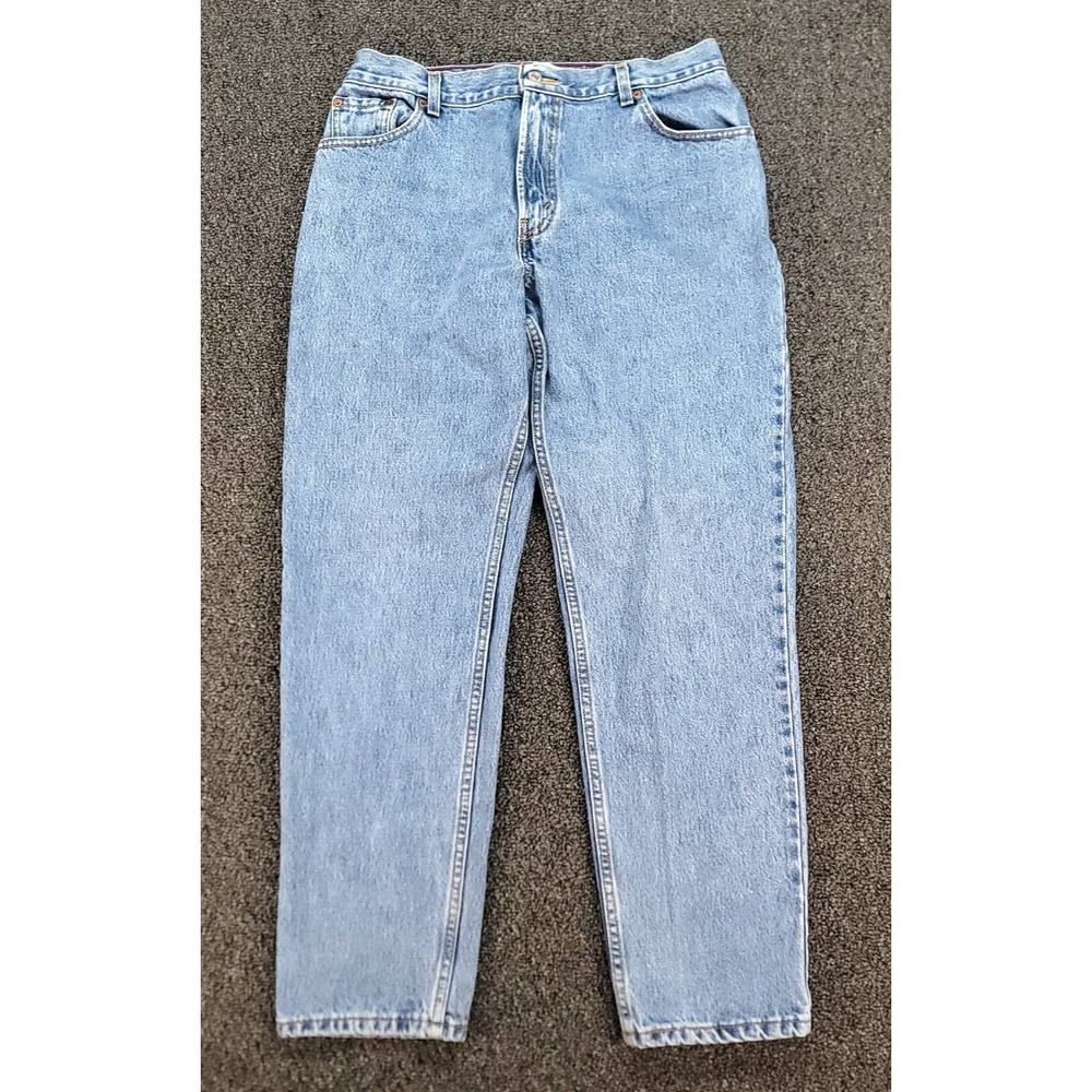 Levis 550 Jeans Womens 14 M Light Wash Relaxed Tapered High Rise Vintage 90s